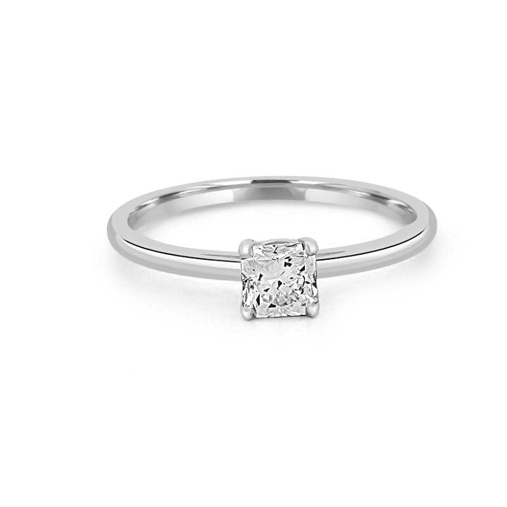 0.50 CT Classic Square Radiant Solitaire - ZIZOV DIAMONDS