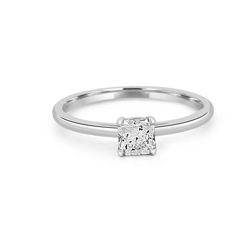 0.50 CT Classic Square Radiant Solitaire - ZIZOV DIAMONDS