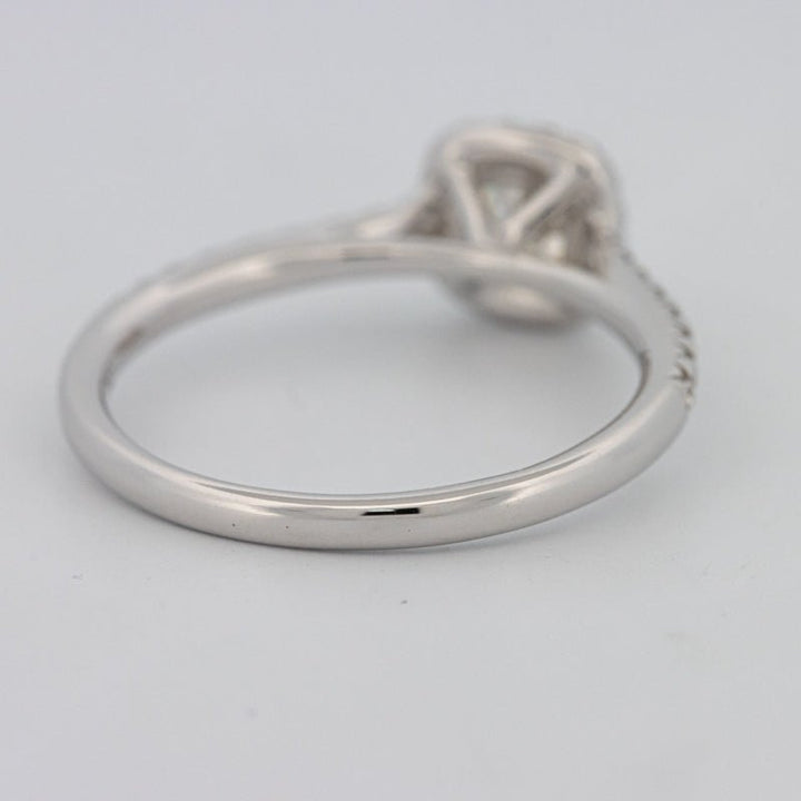 0.50 CT Cushion Cut Halo Solitaire - ZIZOV DIAMONDS