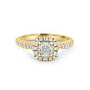 0.50 CT Cushion Cut Halo Solitaire - ZIZOV DIAMONDS