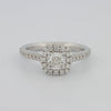 0.50 CT Cushion Cut Halo Solitaire - ZIZOV DIAMONDS