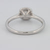 0.50 CT Cushion Cut Halo Solitaire - ZIZOV DIAMONDS