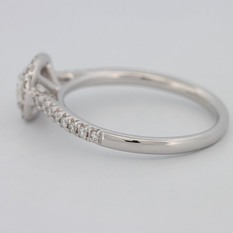 0.50 CT Cushion Cut Halo Solitaire - ZIZOV DIAMONDS