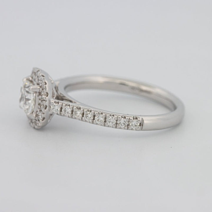 0.50 CT Cushion Cut Halo Solitaire - ZIZOV DIAMONDS