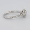 0.50 CT Cushion Cut Halo Solitaire - ZIZOV DIAMONDS