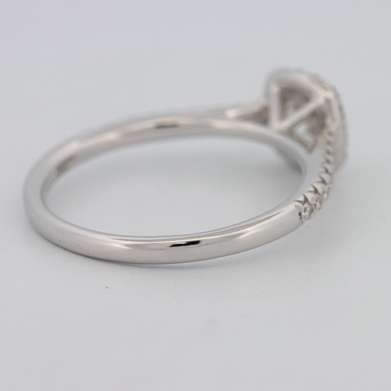 0.50 CT Cushion Cut Halo Solitaire - ZIZOV DIAMONDS