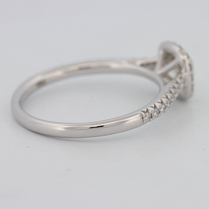 0.50 CT Cushion Cut Halo Solitaire - ZIZOV DIAMONDS