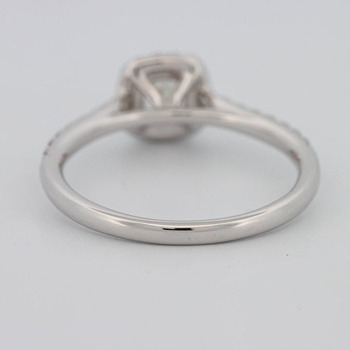 0.50 CT Cushion Cut Halo Solitaire - ZIZOV DIAMONDS