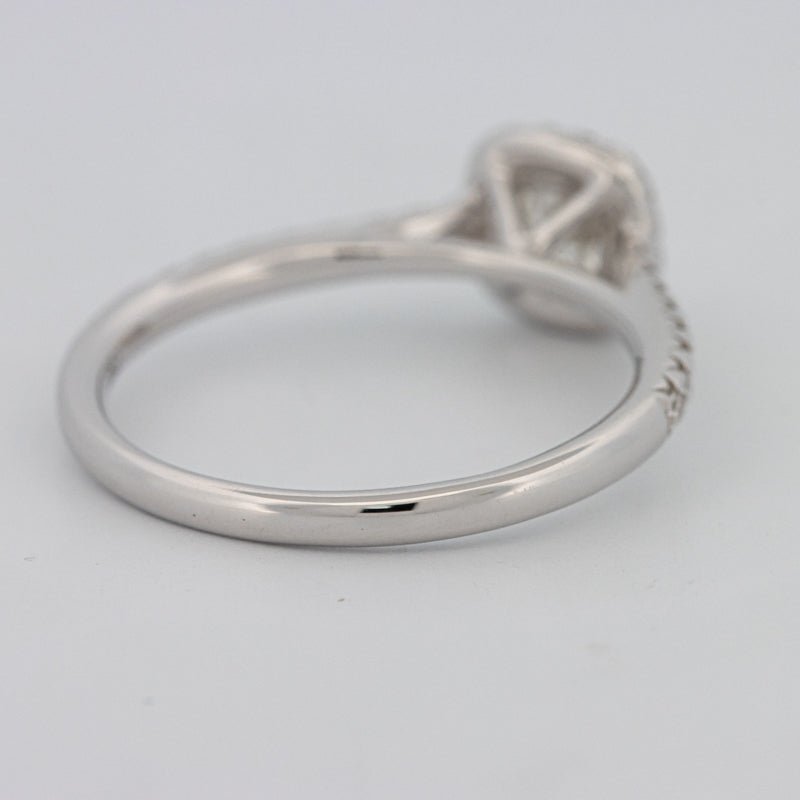 0.50 CT Cushion Cut Halo Solitaire - ZIZOV DIAMONDS