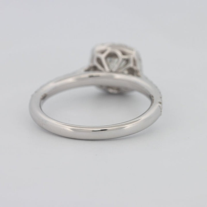 0.50 CT Cushion Cut Halo Solitaire - ZIZOV DIAMONDS