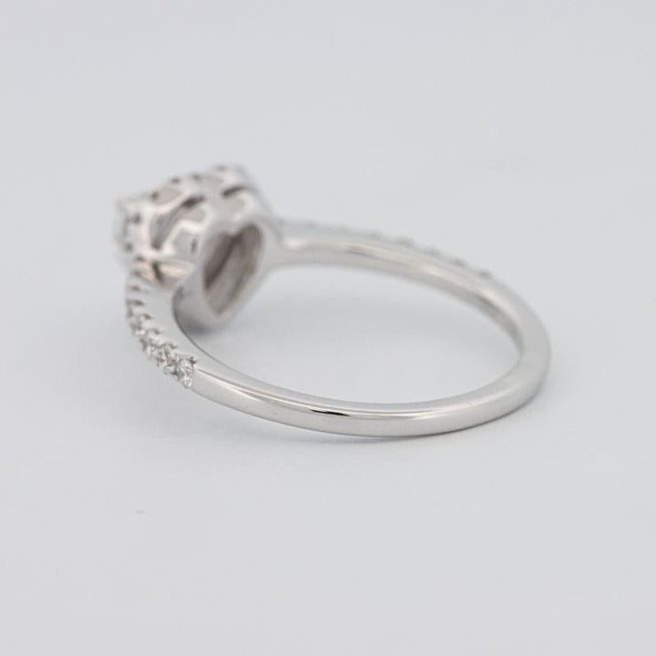 0.50 CT Heart - shaped Halo Diamond Ring - ZIZOV DIAMONDS