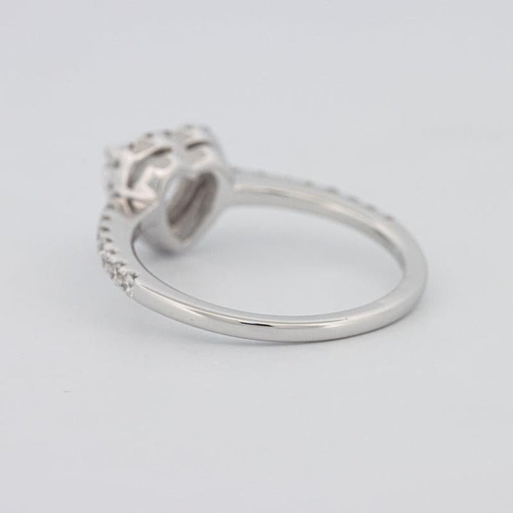 0.50 CT Heart - shaped Halo Diamond Ring - ZIZOV DIAMONDS