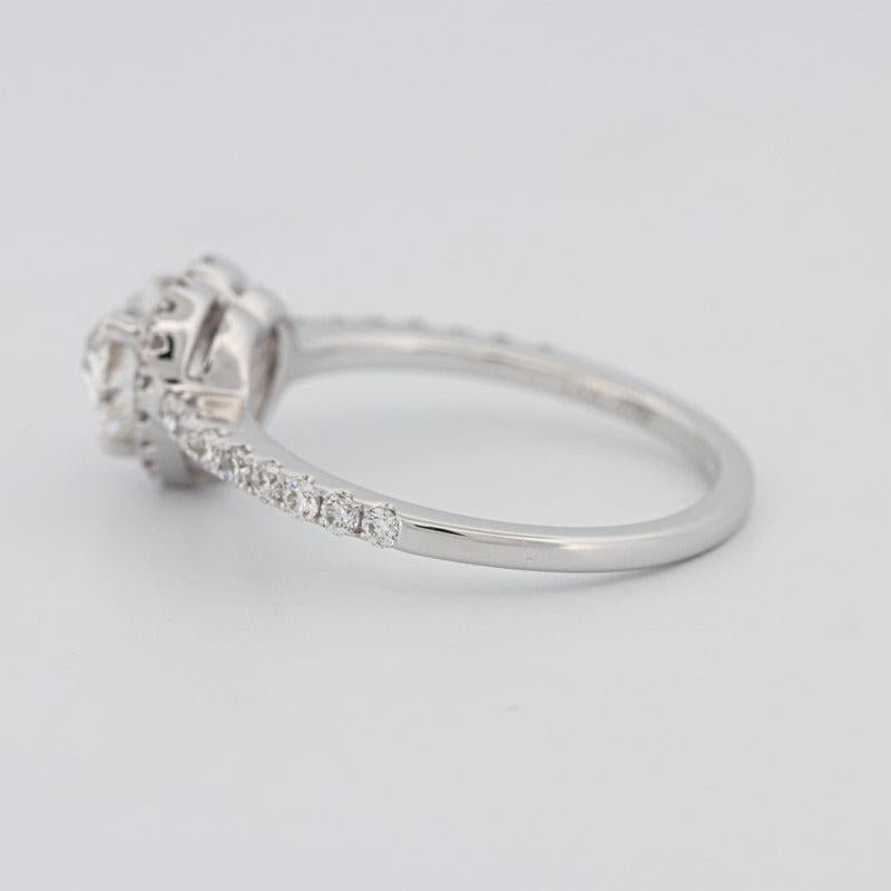 0.50 CT Heart - shaped Halo Diamond Ring - ZIZOV DIAMONDS