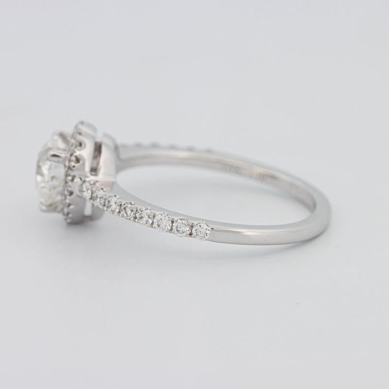 0.50 CT Heart - shaped Halo Diamond Ring - ZIZOV DIAMONDS