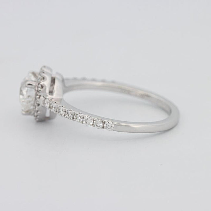 0.50 CT Heart - shaped Halo Diamond Ring - ZIZOV DIAMONDS