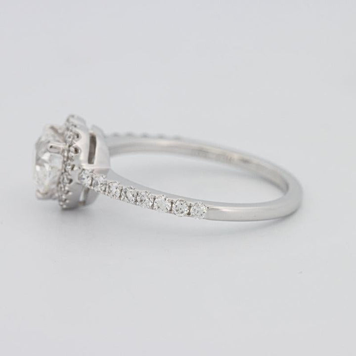 0.50 CT Heart - shaped Halo Diamond Ring - ZIZOV DIAMONDS