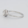0.50 CT Heart - shaped Halo Diamond Ring - ZIZOV DIAMONDS