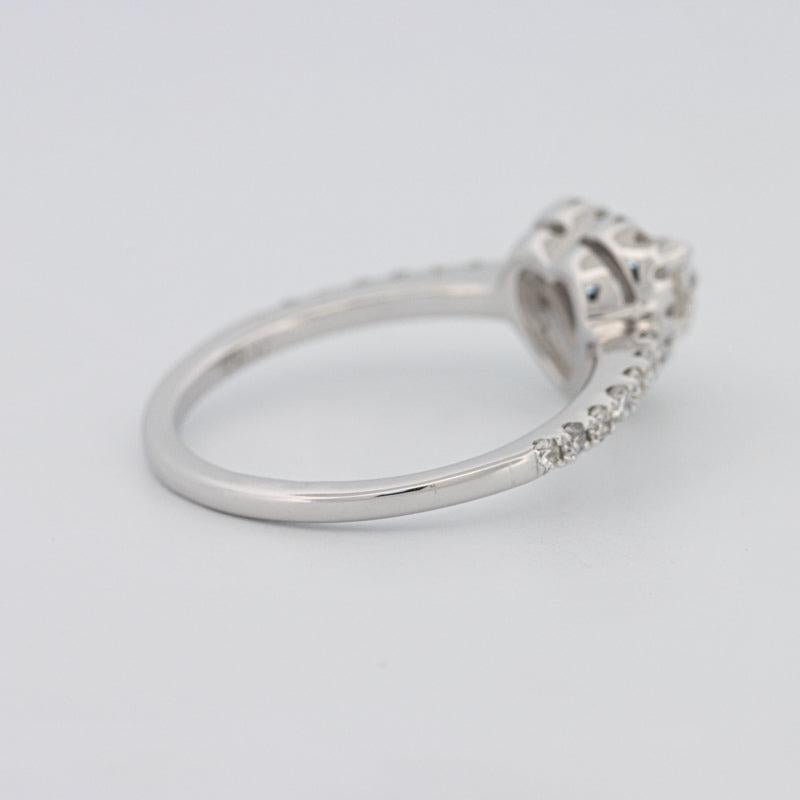 0.50 CT Heart - shaped Halo Diamond Ring - ZIZOV DIAMONDS