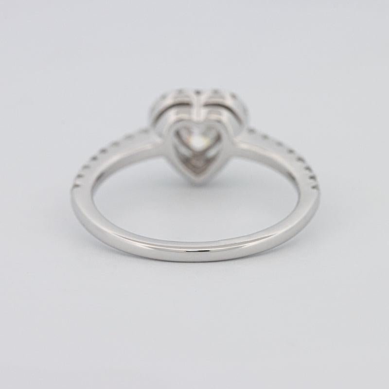 0.50 CT Heart - shaped Halo Diamond Ring - ZIZOV DIAMONDS