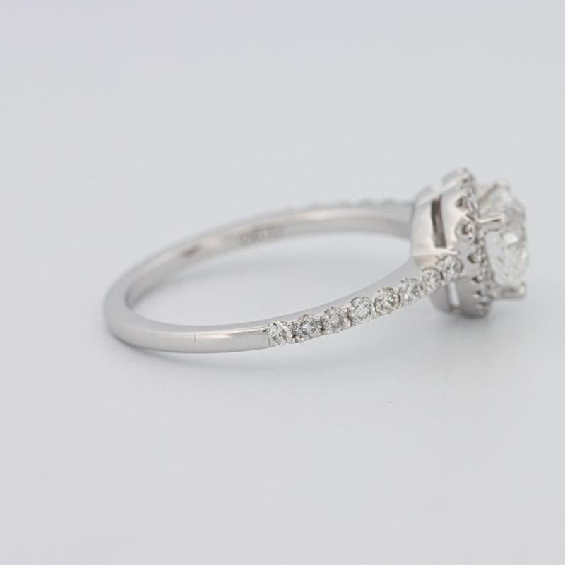 0.50 CT Heart - shaped Halo Diamond Ring - ZIZOV DIAMONDS