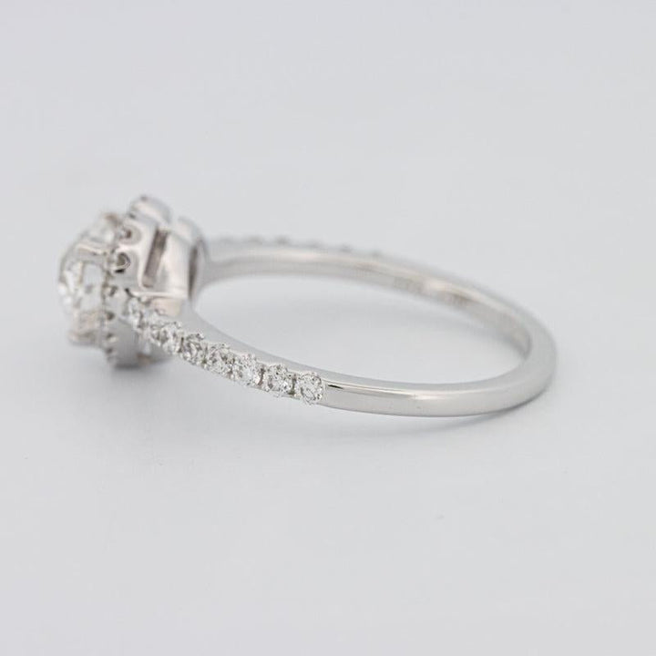 0.50 CT Heart - shaped Halo Diamond Ring - ZIZOV DIAMONDS