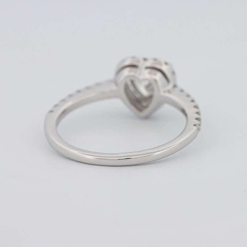 0.50 CT Heart - shaped Halo Diamond Ring - ZIZOV DIAMONDS