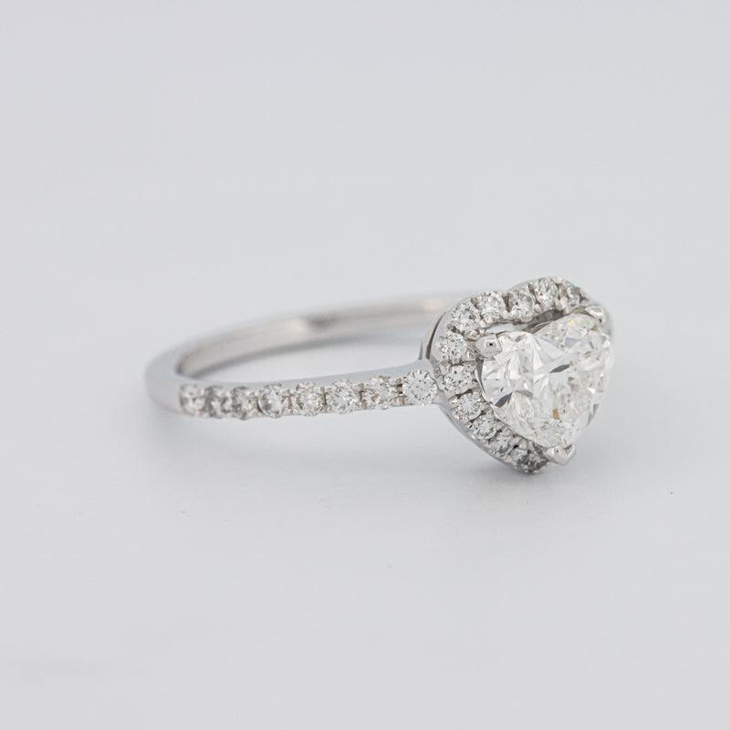 0.50 CT Heart - shaped Halo Diamond Ring - ZIZOV DIAMONDS