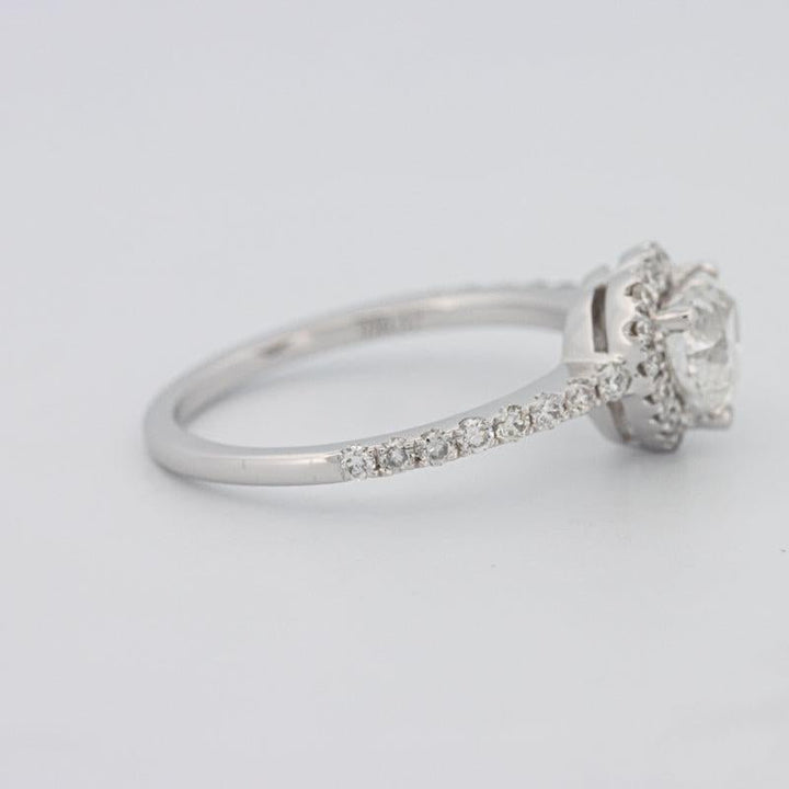 0.50 CT Heart - shaped Halo Diamond Ring - ZIZOV DIAMONDS