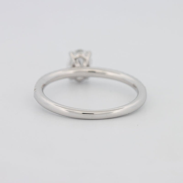 0.50 CT Oval Cut Solitaire Pavé Ring - ZIZOV DIAMONDS