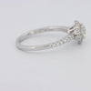 0.50 CT Round Halo Solitaire Pavé Ring - ZIZOV DIAMONDS