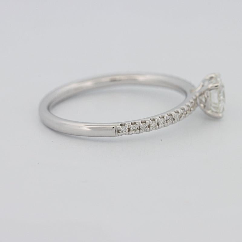 0.50 CT Round Solitaire Pavé Ring - ZIZOV DIAMONDS