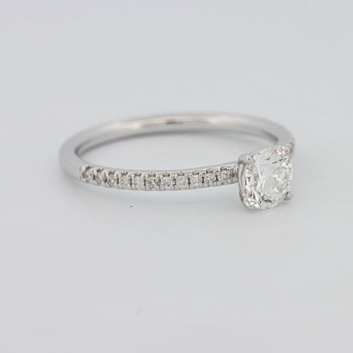 0.50 CT Round Solitaire Pavé Ring - ZIZOV DIAMONDS