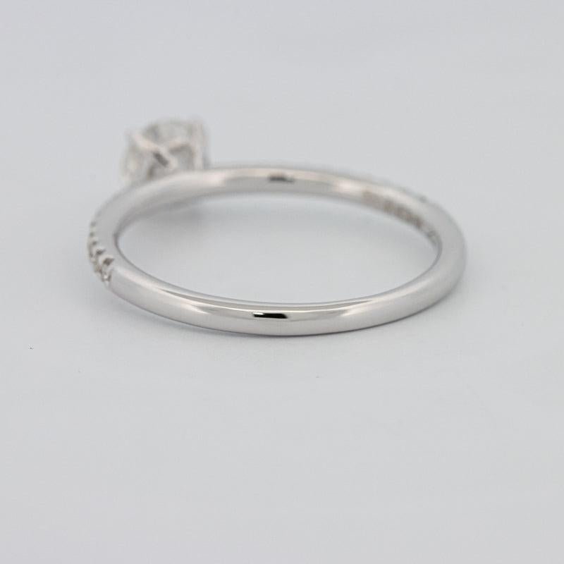 0.50 CT Round Solitaire Pavé Ring - ZIZOV DIAMONDS