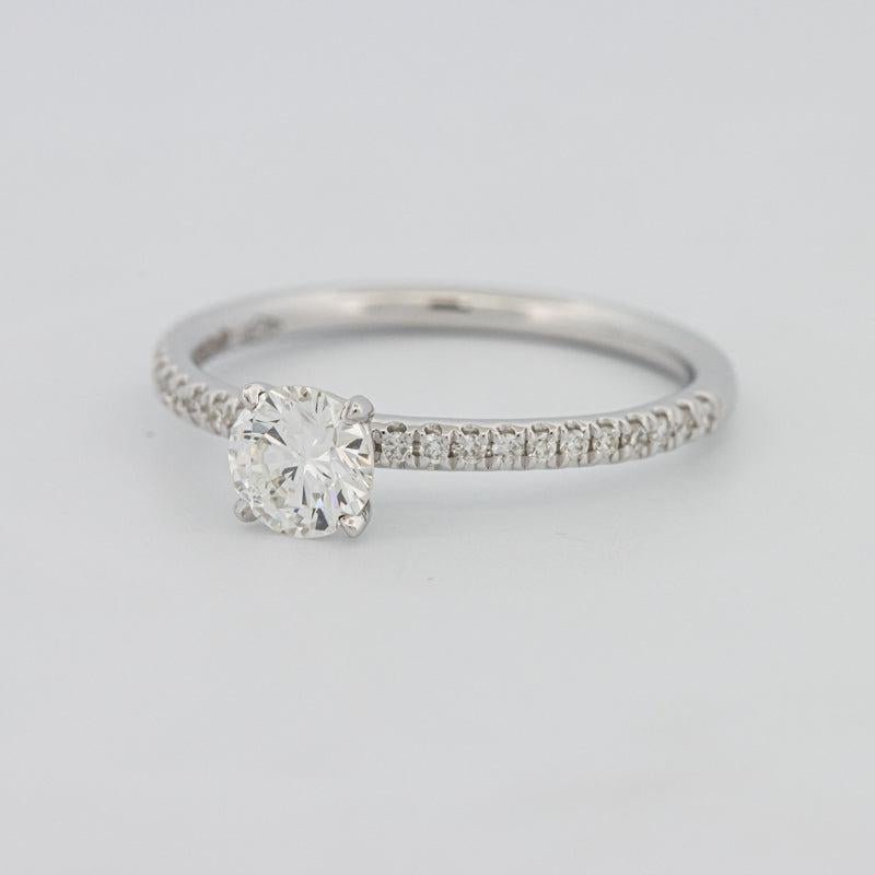 0.50 CT Round Solitaire Pavé Ring - ZIZOV DIAMONDS