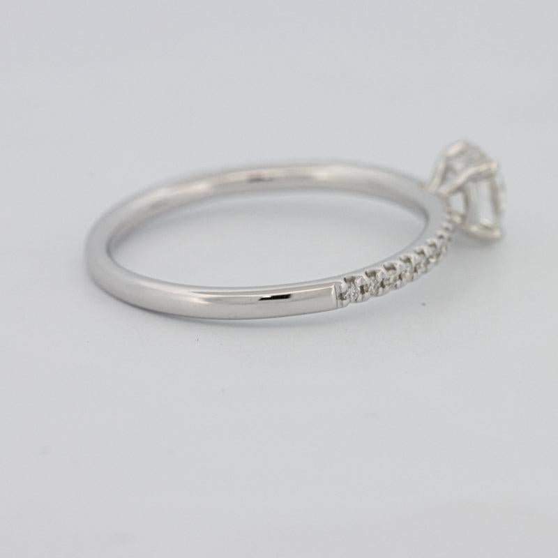 0.50 CT Round Solitaire Pavé Ring - ZIZOV DIAMONDS