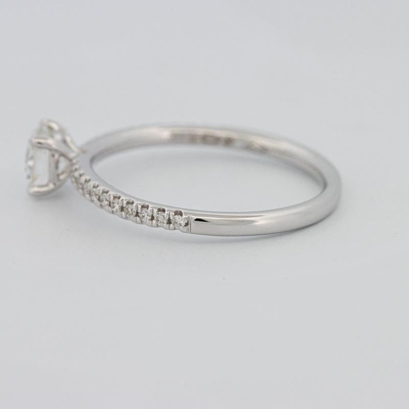 0.50 CT Round Solitaire Pavé Ring - ZIZOV DIAMONDS