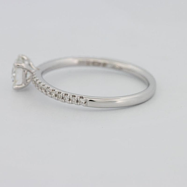 0.50 CT Round Solitaire Pavé Ring - ZIZOV DIAMONDS