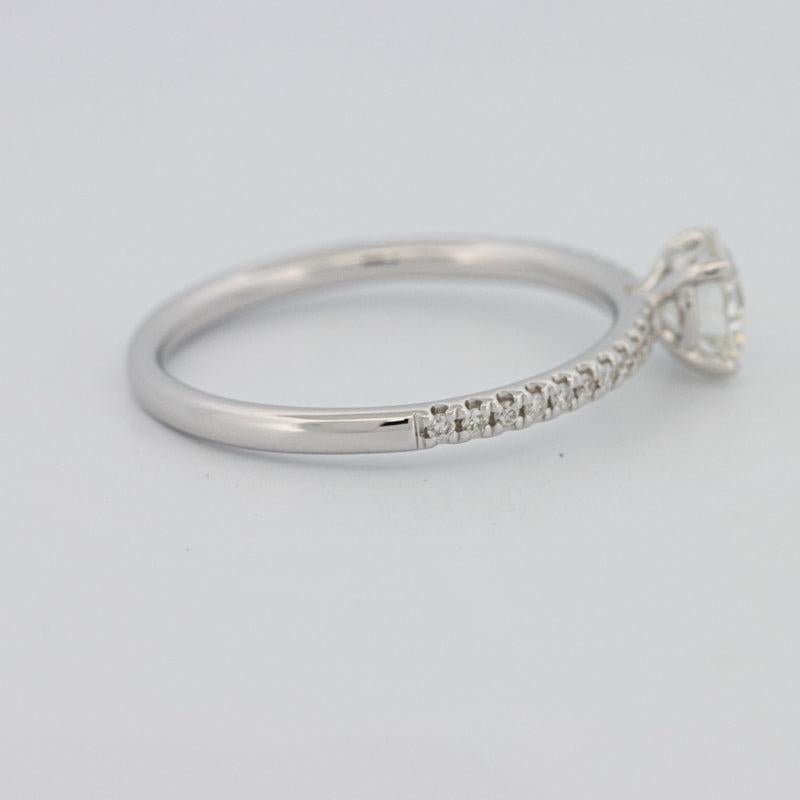 0.50 CT Round Solitaire Pavé Ring - ZIZOV DIAMONDS