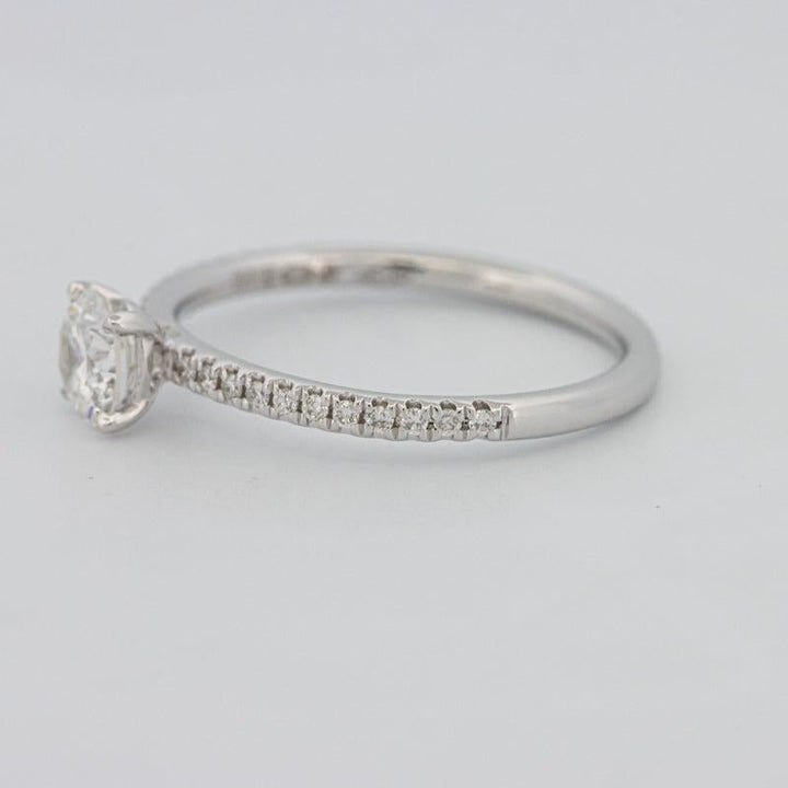 0.50 CT Round Solitaire Pavé Ring - ZIZOV DIAMONDS