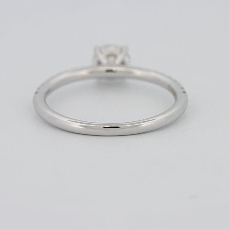 0.50 CT Round Solitaire Pavé Ring - ZIZOV DIAMONDS