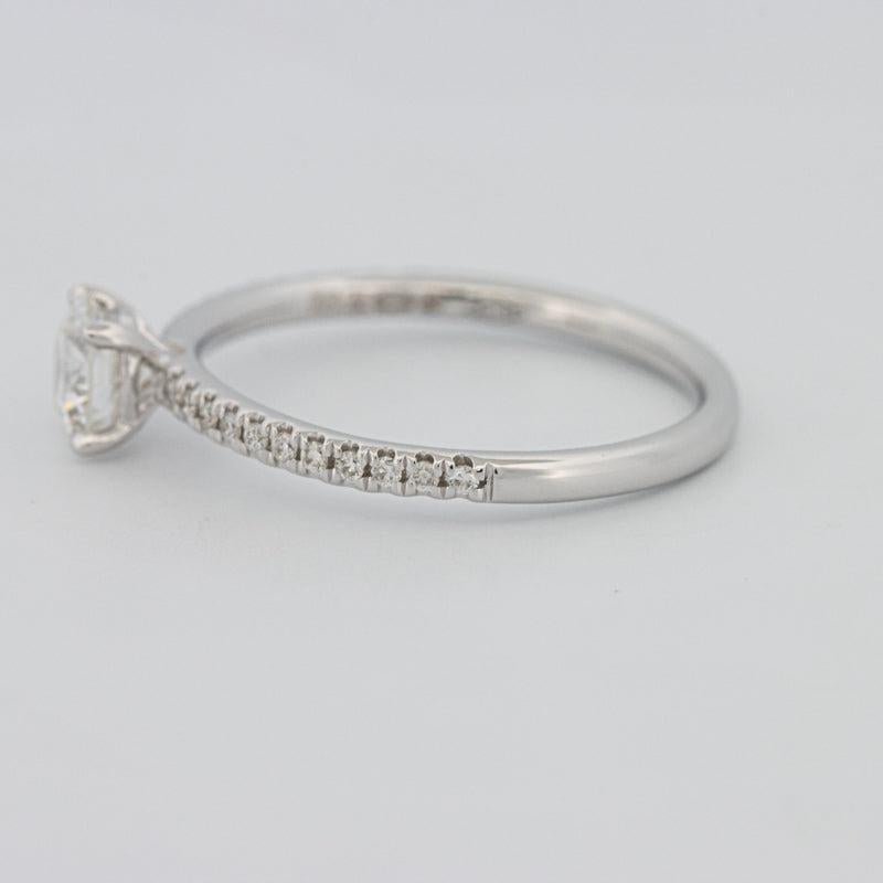 0.50 CT Round Solitaire Pavé Ring - ZIZOV DIAMONDS