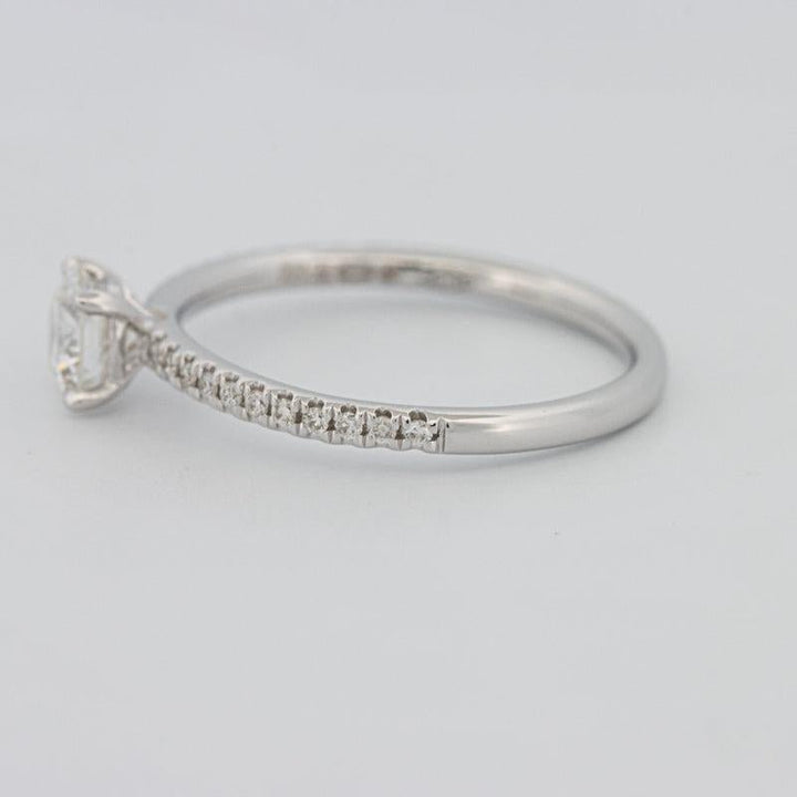 0.50 CT Round Solitaire Pavé Ring - ZIZOV DIAMONDS