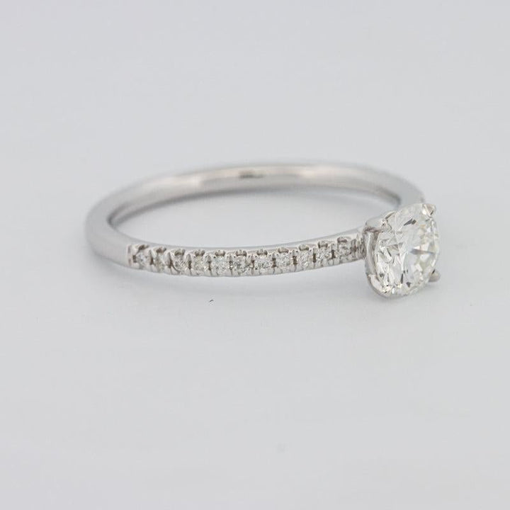 0.50 CT Round Solitaire Pavé Ring - ZIZOV DIAMONDS