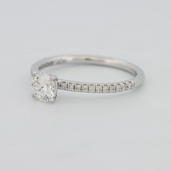 0.50 CT Round Solitaire Pavé Ring - ZIZOV DIAMONDS