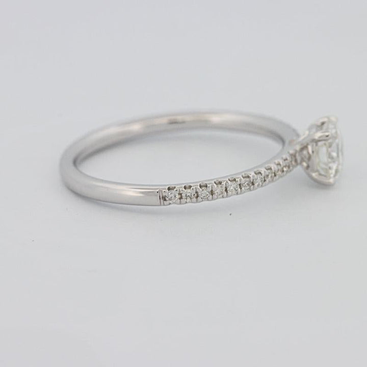 0.50 CT Round Solitaire Pavé Ring - ZIZOV DIAMONDS