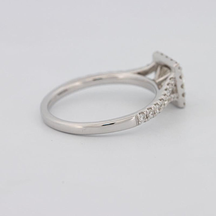 0.50 CT Square Radiant Halo Diamond ring - ZIZOV DIAMONDS