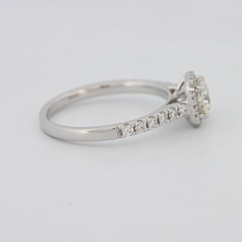 0.50 CT Square Radiant Halo Diamond ring - ZIZOV DIAMONDS