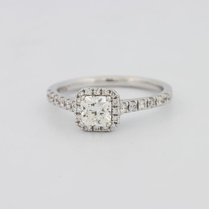 0.50 CT Square Radiant Halo Diamond ring - ZIZOV DIAMONDS