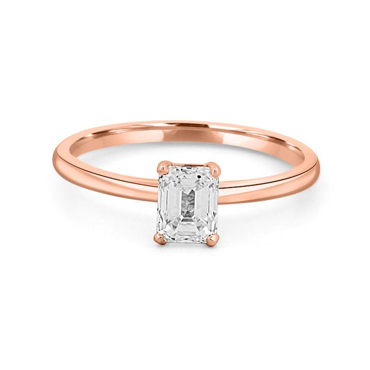 0.70 CT Classic Emerald Cut Solitaire - ZIZOV DIAMONDS