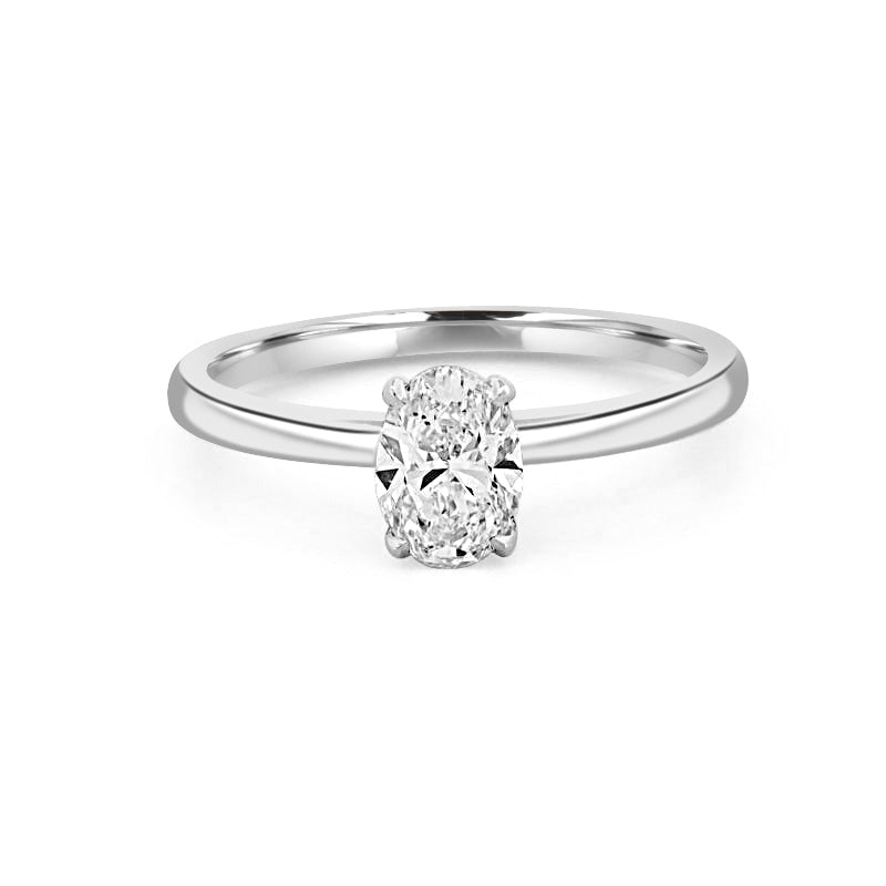0.70 CT Classic Oval Cut Solitaire - ZIZOV DIAMONDS